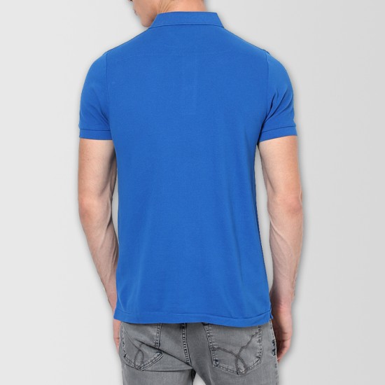 Royal Blue Plain Polo T-Shirt